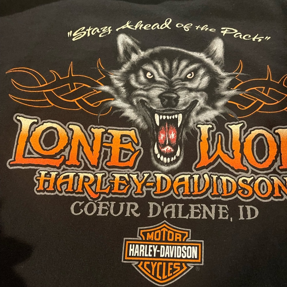 Men’s 2XL black Harley Davidson shirt
